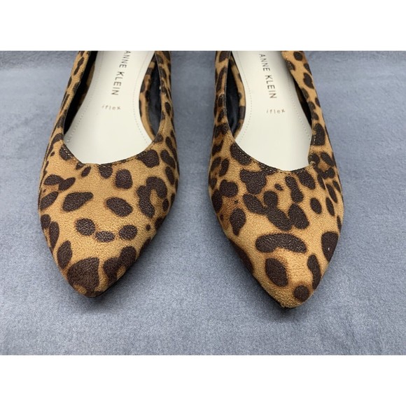 NWOT Anne Klein Iflex Akerika Wedge Shoes Women’s Size 8.5 Cheetah Print - Picture 7 of 14
